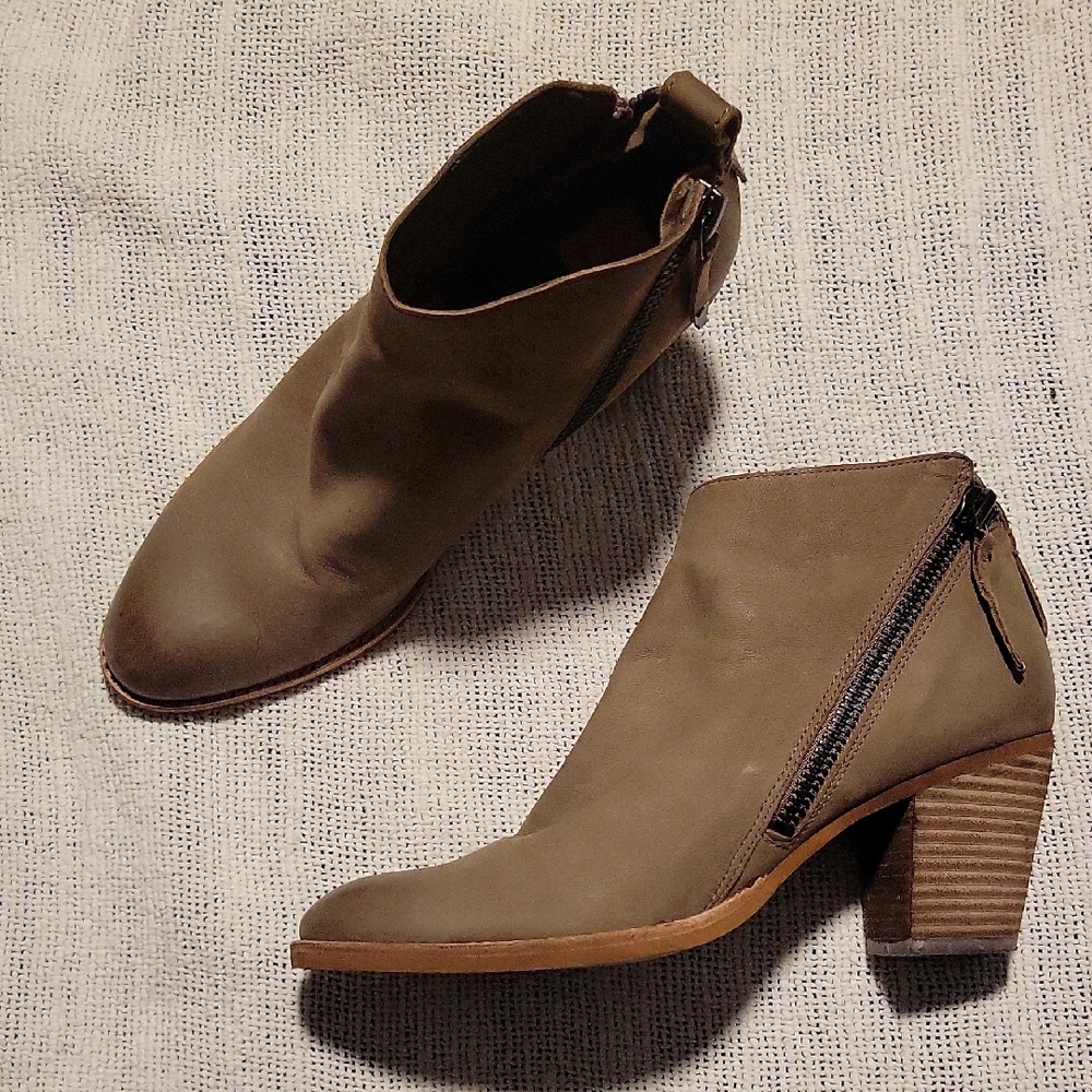 Dolce Vita Taupe Ankle Booties